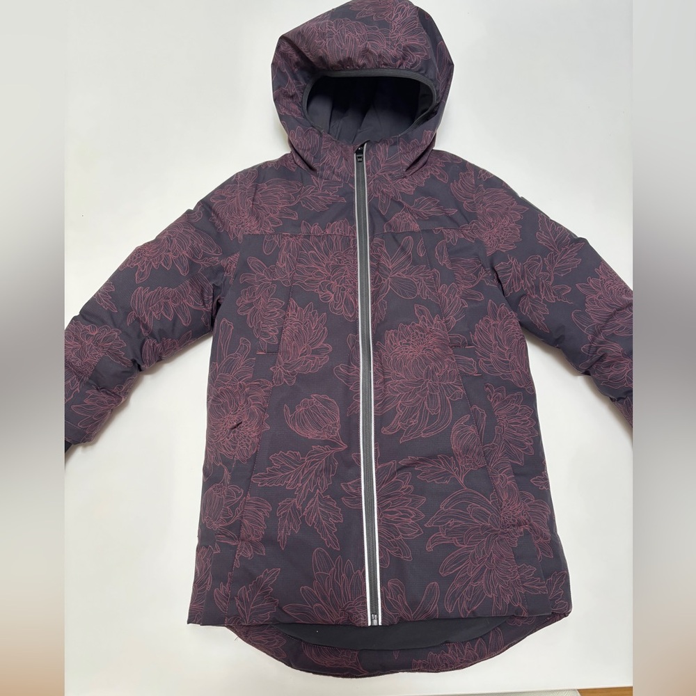 Nobis Black and Purple Hooded WinterJacket/Puffer